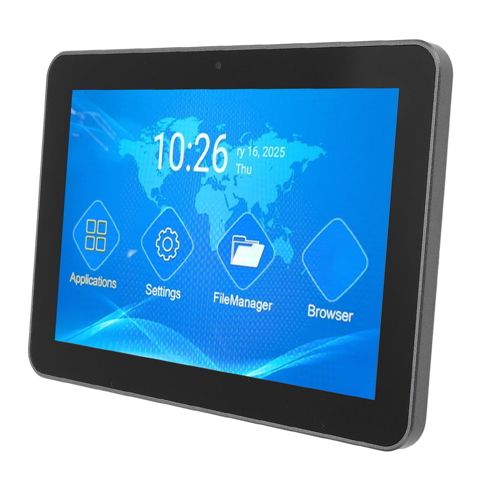 Calendario per la Famiglia Intelligente, Touchscreen da 8 Pollici 5.0 Wireless Display Intelligente Smart Fotogramma per Fotogrammi Pianificatore di (Spina europea)