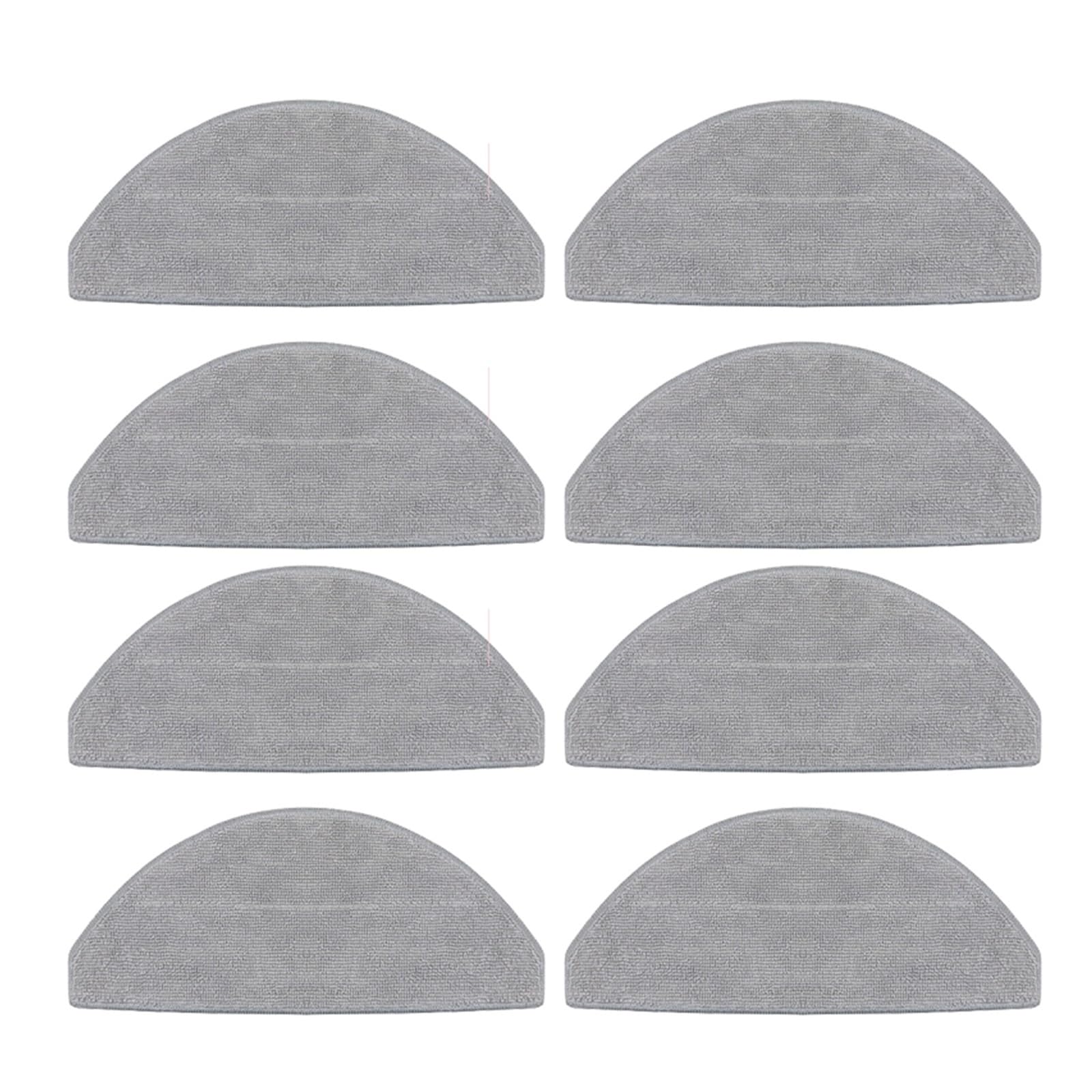 VIXWDRUTY Compatible For Xiaomi，S20 E12 E10 B112 Robotic Vacuum Cleaner Washable Mop Cloth Replacement Accessories(8pcs)