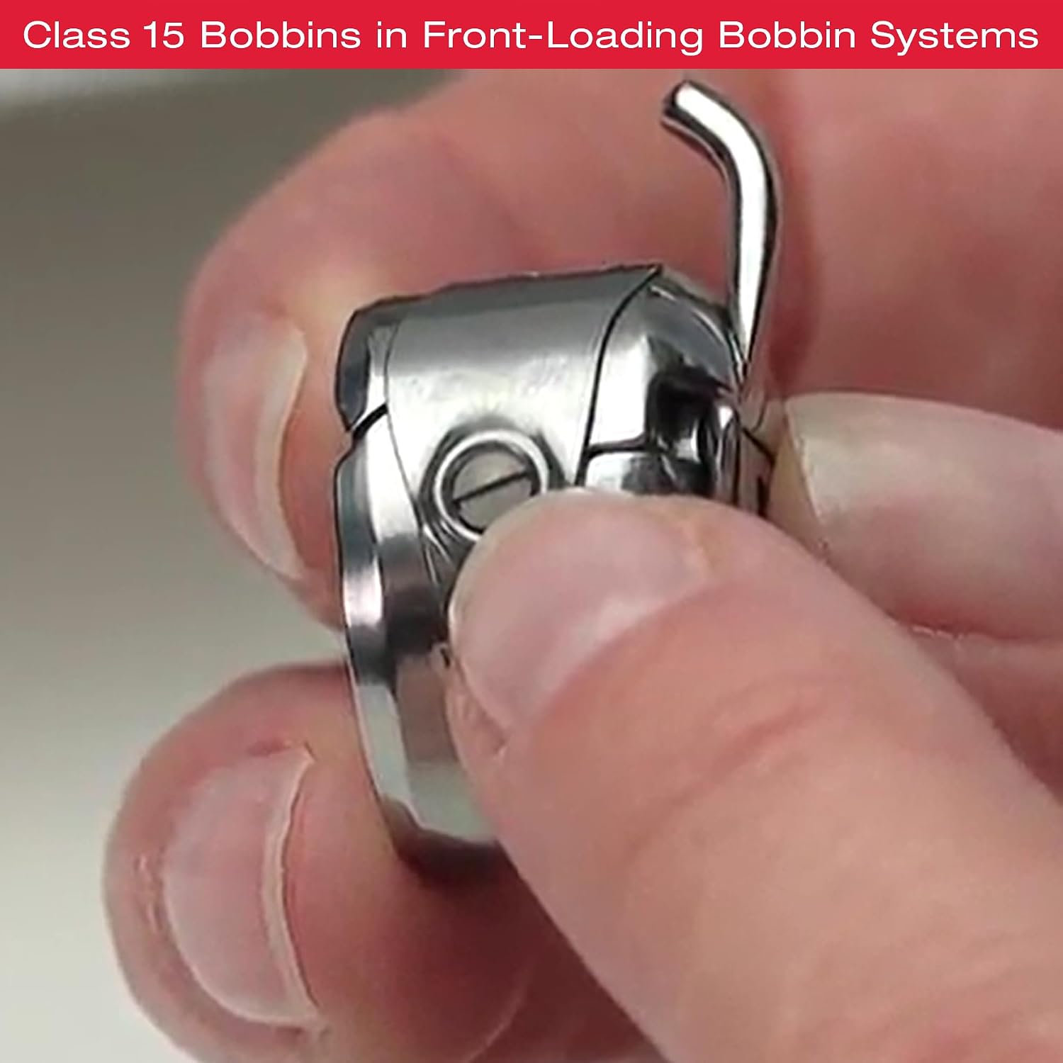 SINGER Bobbin Case Class 15, Front-Loading System | Spare Sewing Machine Part with Adjustable Tension | Compatible with Heavy Duty, Talent, Tradition, Simple, Promise, Brilliance, Quantum & More