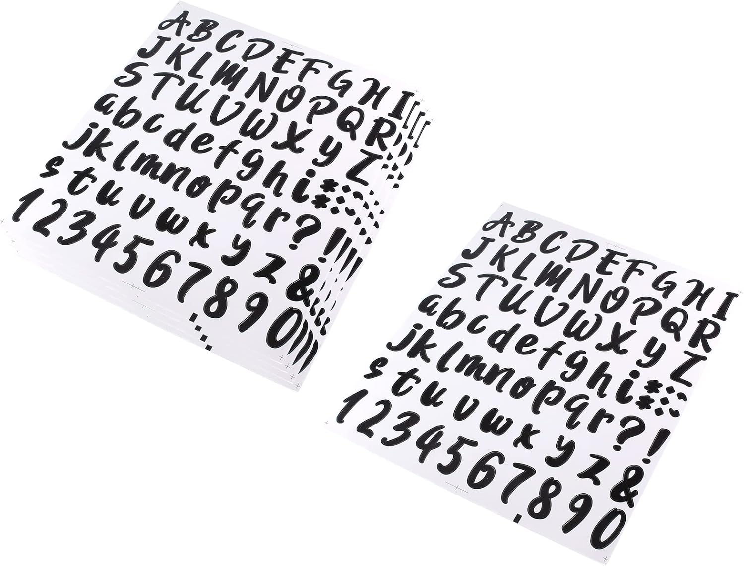 Cionyce 10 Sheets Mailbox Letters Self Adhesive Stickers
