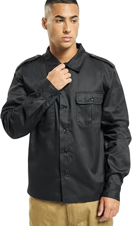 Brandit Mens Shirt 1/1 Long Sleeve Olive