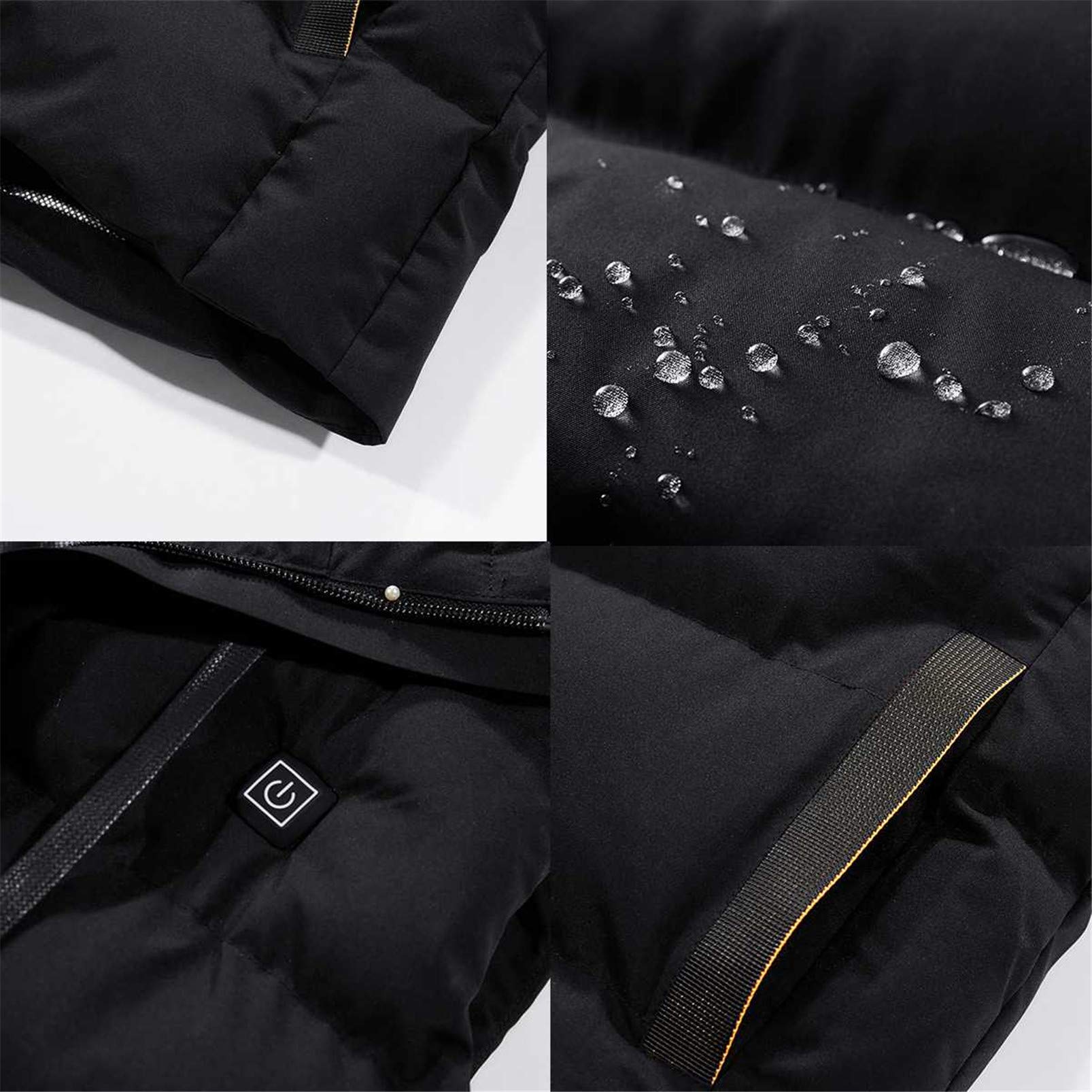 Verwarmde Jas Voor Mannen En Vrouwen Verwarmde Jas Capuchon Verwarming Warme Jassen Winddicht Usb Opladen Elektrische Body Warmer