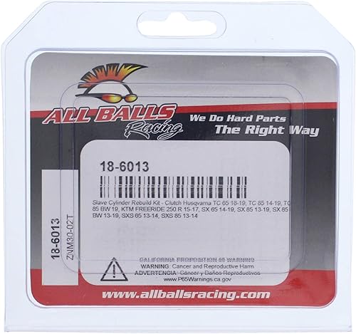 Miniatura 4 de All Balls Kit de cilindro esclavo de embrague de carreras con pistón 18-6013 repuesto para KTM 65 SX 2014-2017, 65 SXS 2013 2014, 85 SX 2013-2017,
