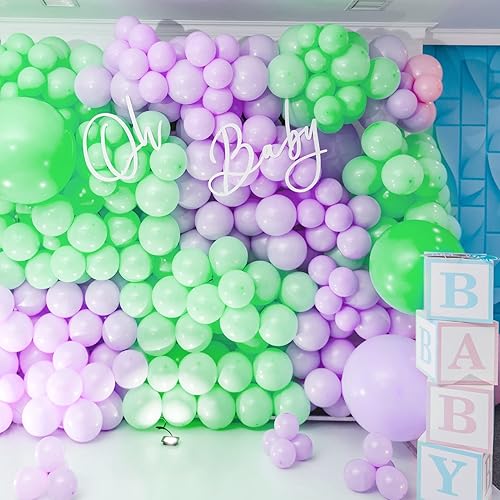 Miniatura 7 de Pllieay Cubo de medición de globos de 14 agujeros, caja de medición de globos de plástico verde, herramienta de medición de globos plegable con