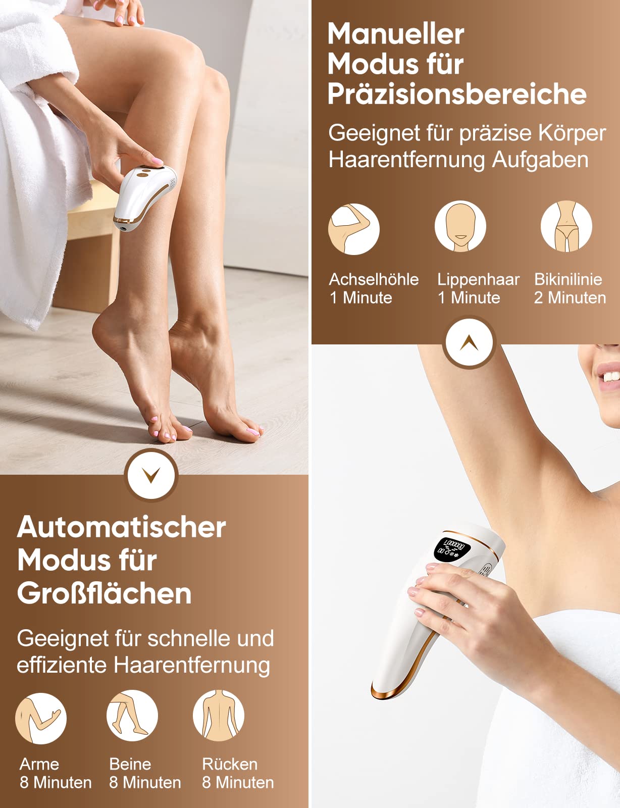 IPL Geräte Haarentfernung Laser Mit Gefrierfunktion 9 Energiestufen 1000,000 Lichtimpulse Dauerhafte Schmerzlose Haarentfernung für Männer Frauen Gesicht Achseln Beine Körper