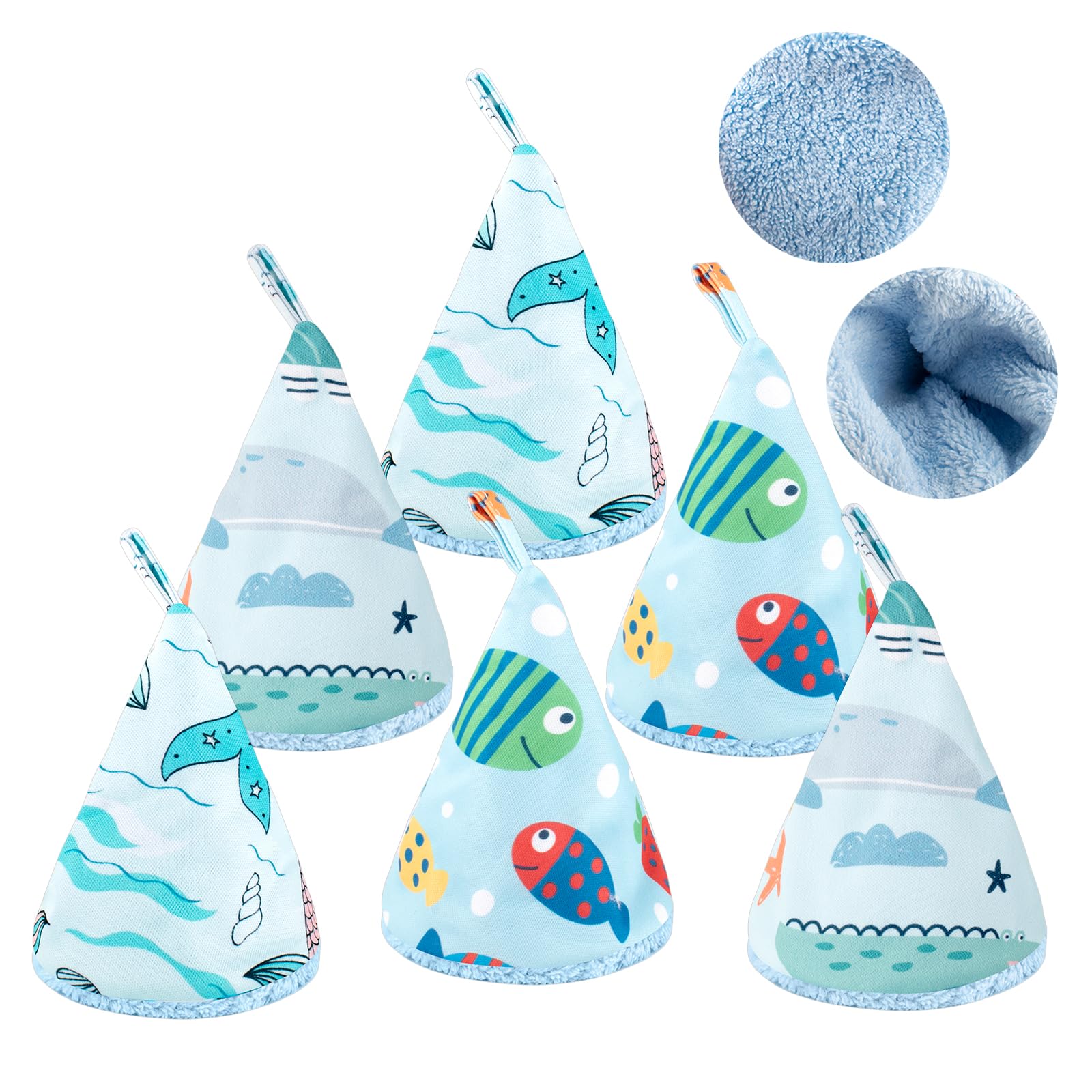 YSSPPOY 6 Pcs Coral Velvet Peepeeteepe Baby Boy - cloth diapers and accessories | Mubboo