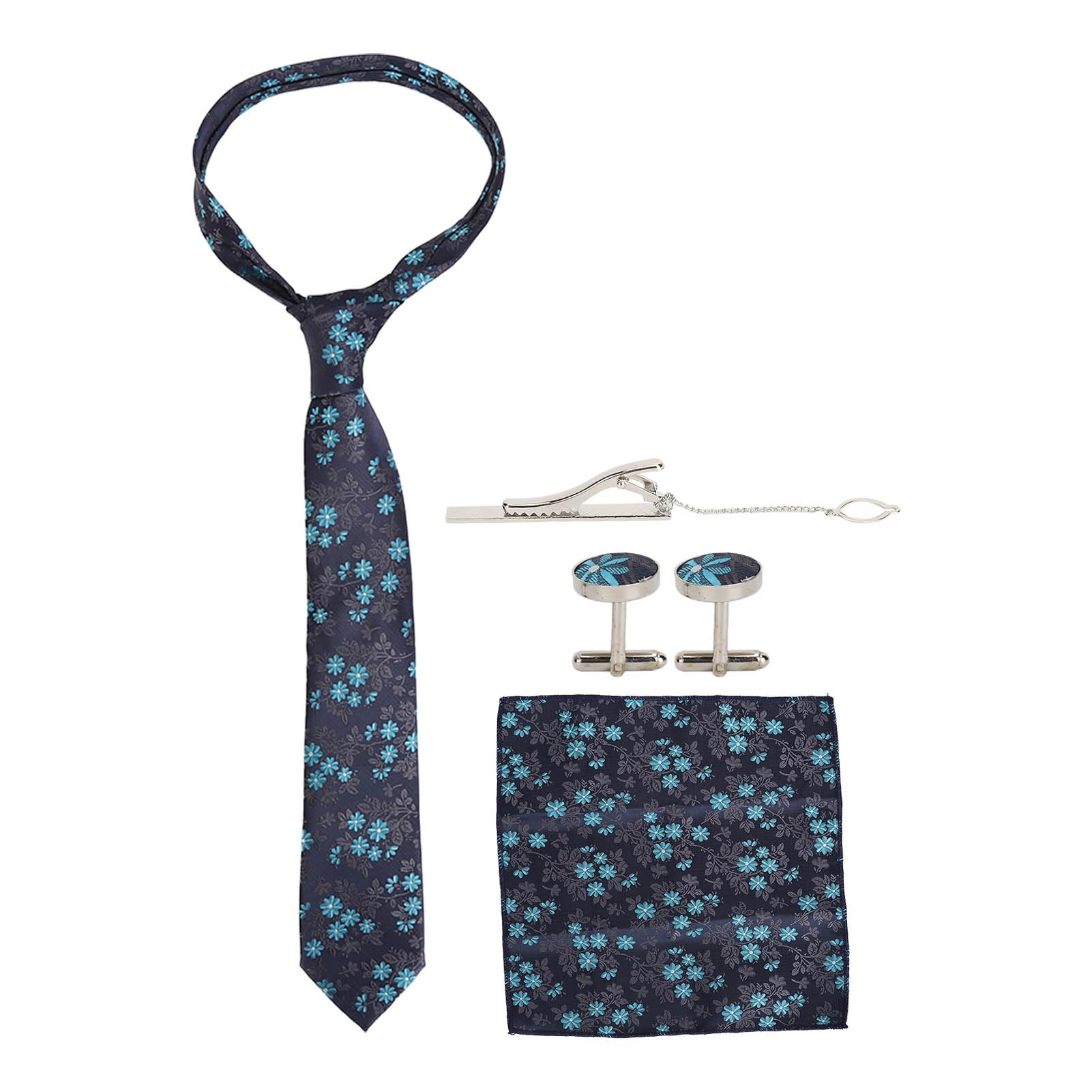 Amazon.com: Men Tie Set, Cufflink Clip 3 Piece with Gift Box Business Formal  Dress Accessories(HB177) : Clothing, Shoes & Jewelry