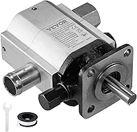 VEVOR 16GPM 2-Stage Hydraulic Log Splitter Pump 4000 PSI 3600 RPM Aluminum Gear Pump for Log Splitters Snowplows