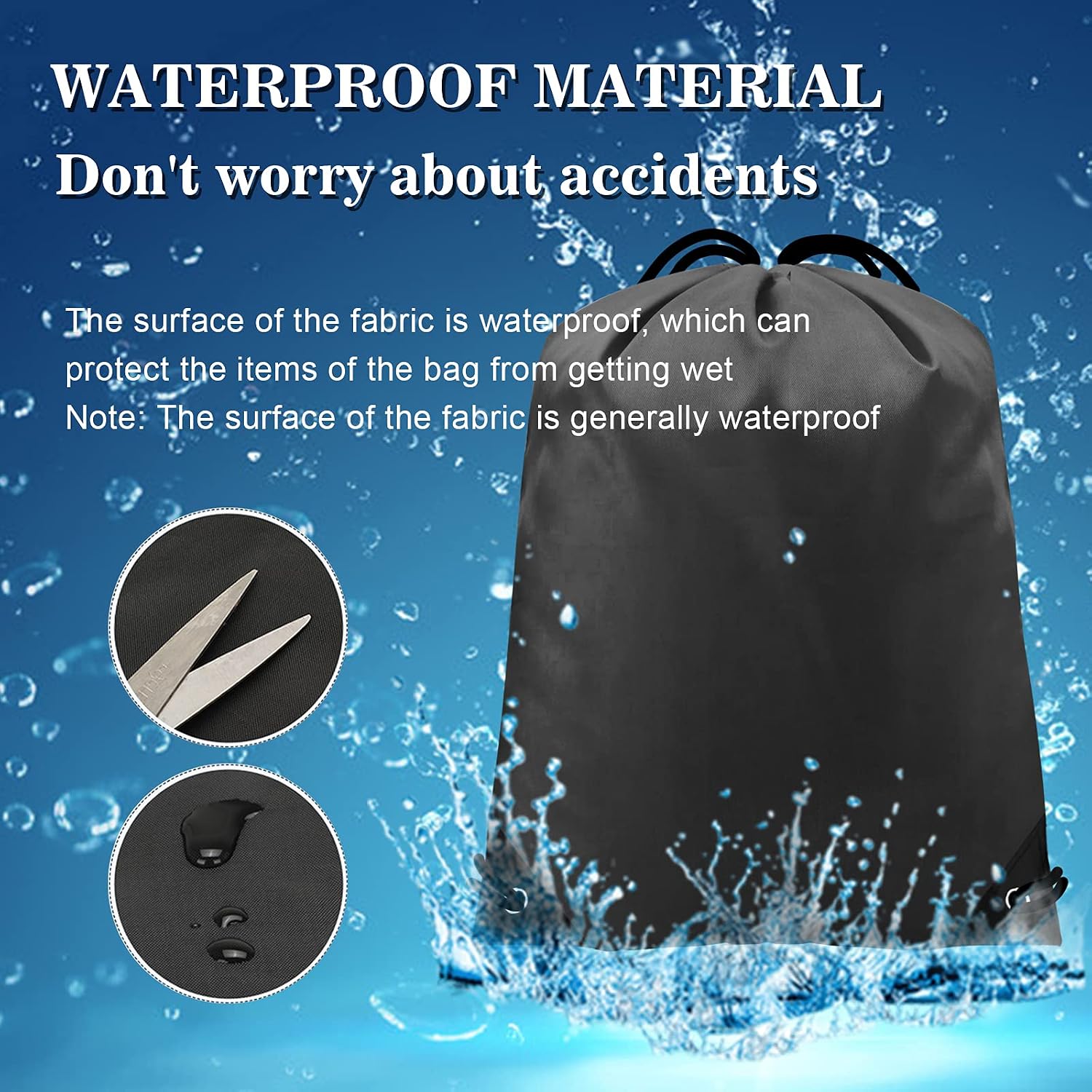 CHEPULA Drawstring Bags Bulk Drawstring Backpack for Women Men Large Size Draw String Back Sack for Birthday Party Sport Camping Climbing