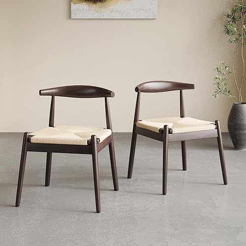 Soohow Dining Chairs Set of 2, Mid Century Modern Kitchen & Dining Room Chairs for Dining Room,Dining Table Chairs with Solid Wood Legs