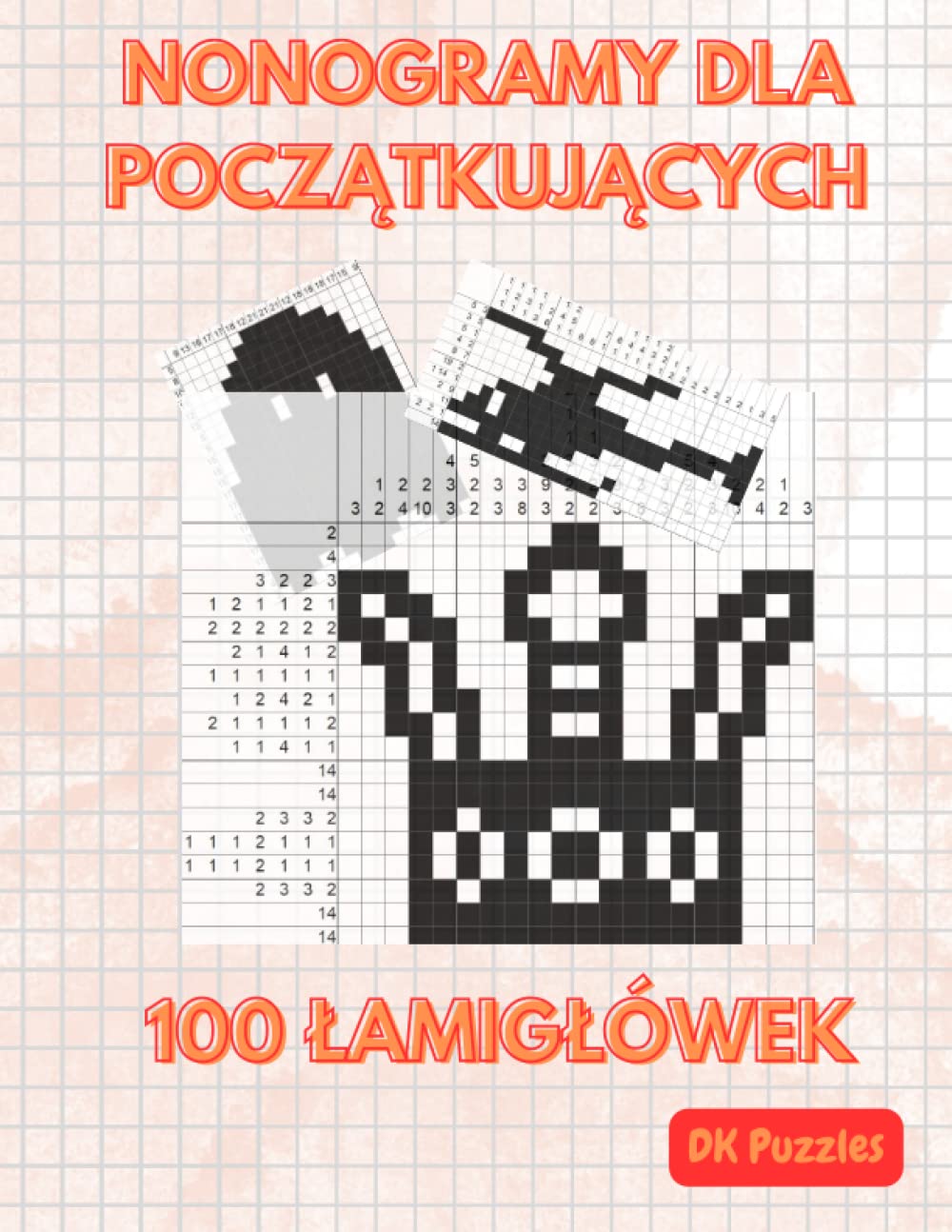 Nonogramy dla początkujących: Puzzle logiczne, Obrazek logiczny, Malowanie liczbami, Grafilogika, Griddlers, Hanjie max 25x25 z pikselową grfiką