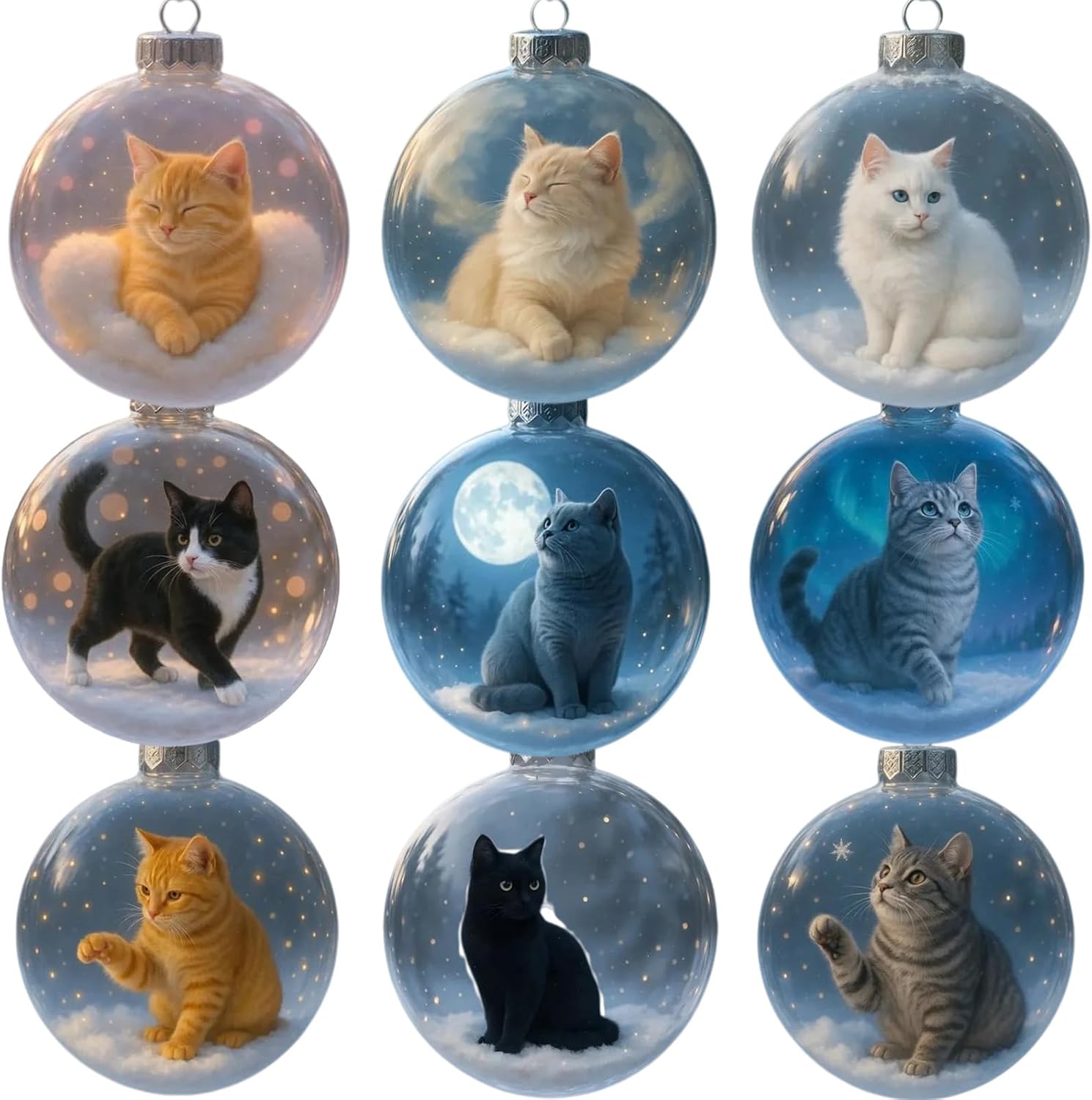 Handcrafted Animal Figurine Holiday Ornament – Christmas Tree Decor Festive and Room Accent Festival Home Decoration Ornament
