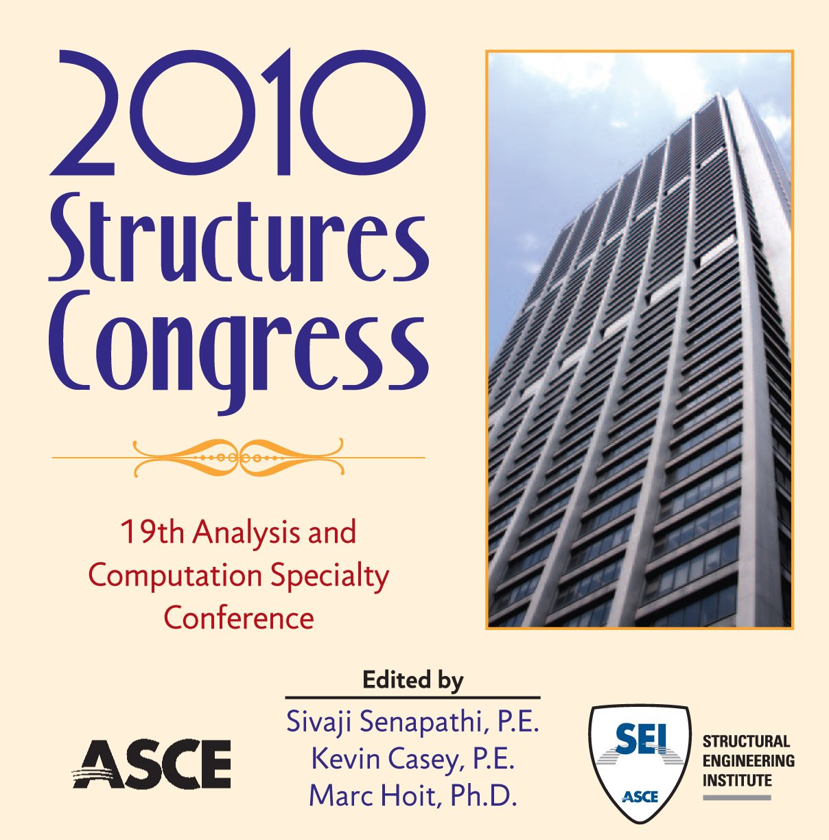 Structures Congress 2010 livre technique et actes de conférence