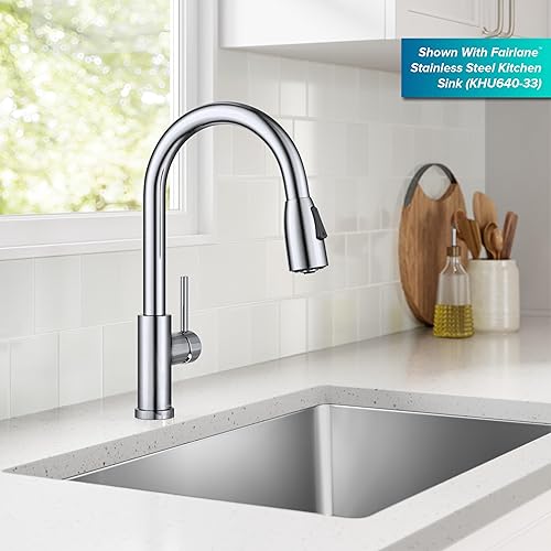 Miniatura 72 de KRAUS Coda KPF-1617BB - Grifo de cocina extraíble de una sola manija estilo comercial de latón cepillado sin manchas Cobrizo cepillado,Acero