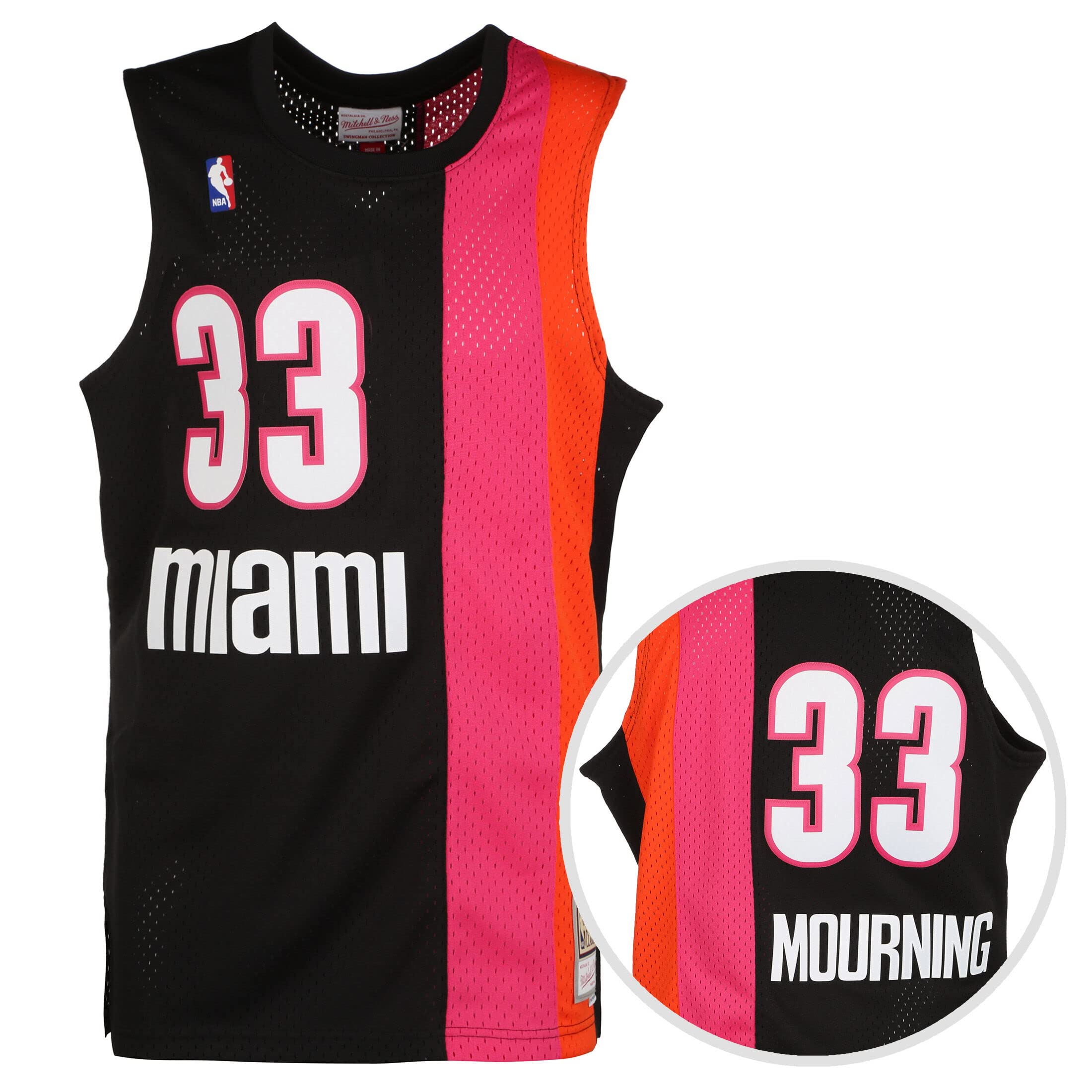Mitchell & Ness NBA Miami Heat Alonzo Mourning Swingman 2.0 - Maglia da uomo