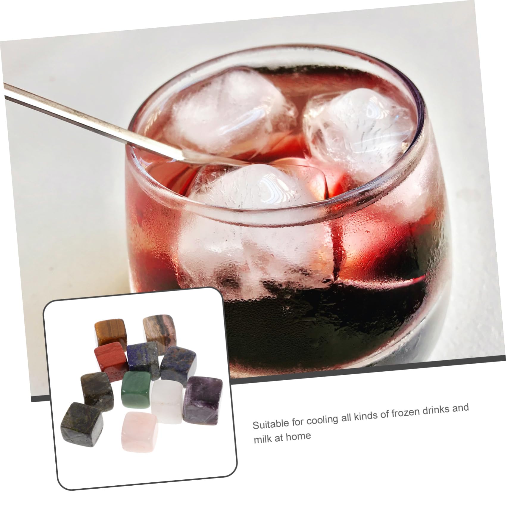 Ciieeo 5 Ensembles Bac À Glace Cube Mené Glace Artisanale Gemmes Claires Bacs À Glaçons Moule À Glaçons Circulaire Moule À Glaçon Rond Cubes Réutilisable Cristal 11 Pièces * 5