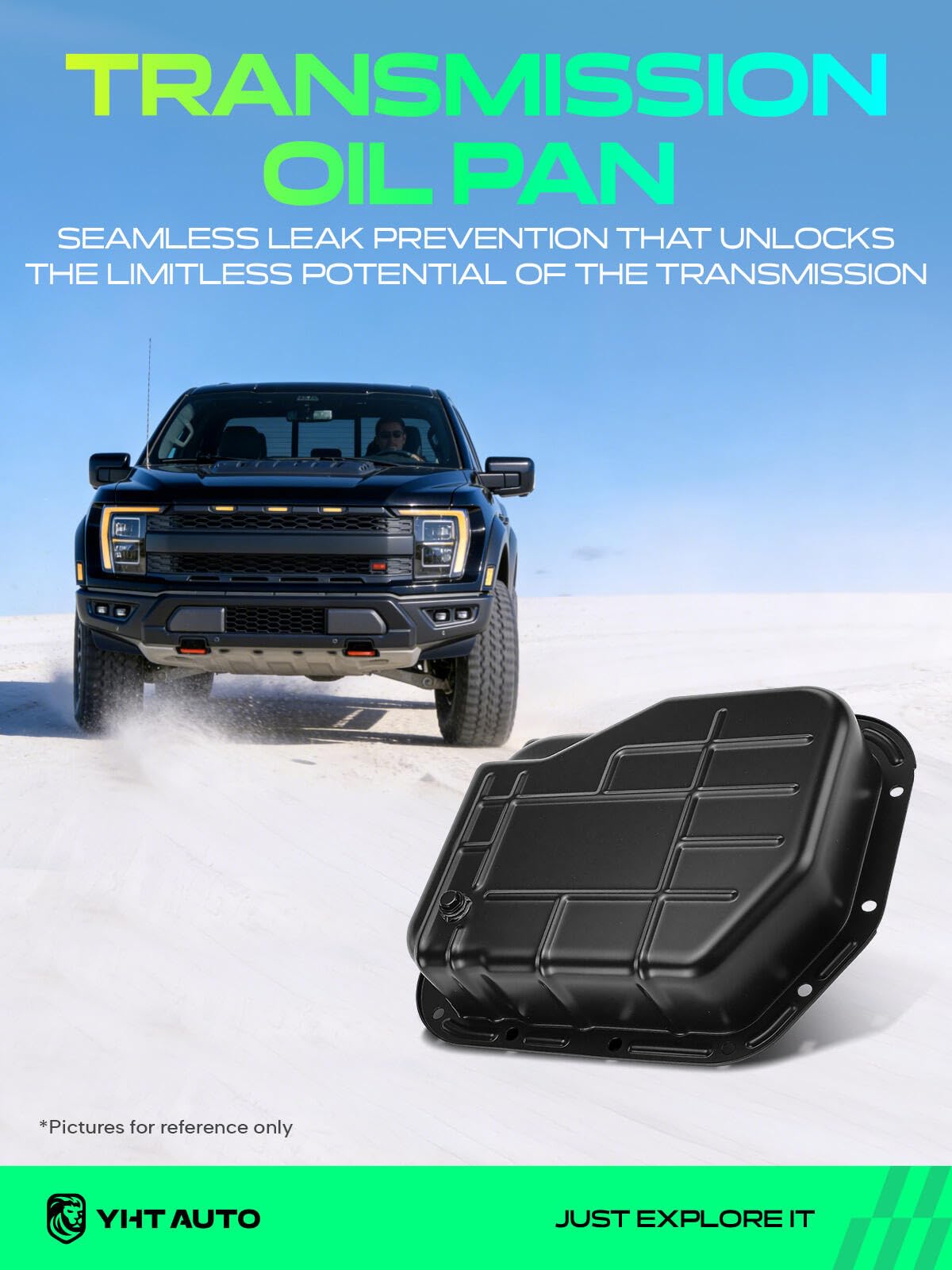 YHTAUTO Ricambio coppa dell'olio e tappo di scarico per Dodge Ram 1500 Dakota B150 B250 D150 D250 W150 W250 Ram 50 Durango Jeep Grand Cherokee