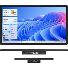 21.5" All in One Tablet Panel PC Win11 Pro, N100 Fanless Industrial Touchscreen Monitor Computer, 8GB RAM 128GB ROM, 1920 * 1080 IPS, USB3.2 * 2, USB2.0 * 2, LAN*2, HDMI2.0, Type-C3.1