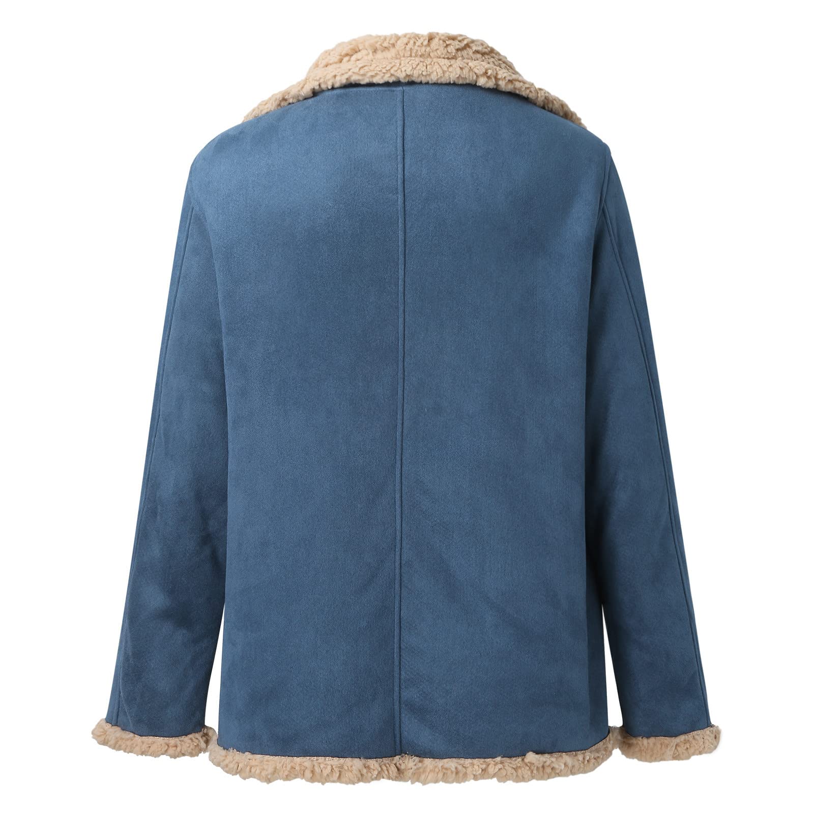 Abrigo cálido de los hombres con cuello alto chaqueta con forro de lana sintética Chaquetas de invierno para hombre abrigo de transición Chaquetas Ropa deportiva