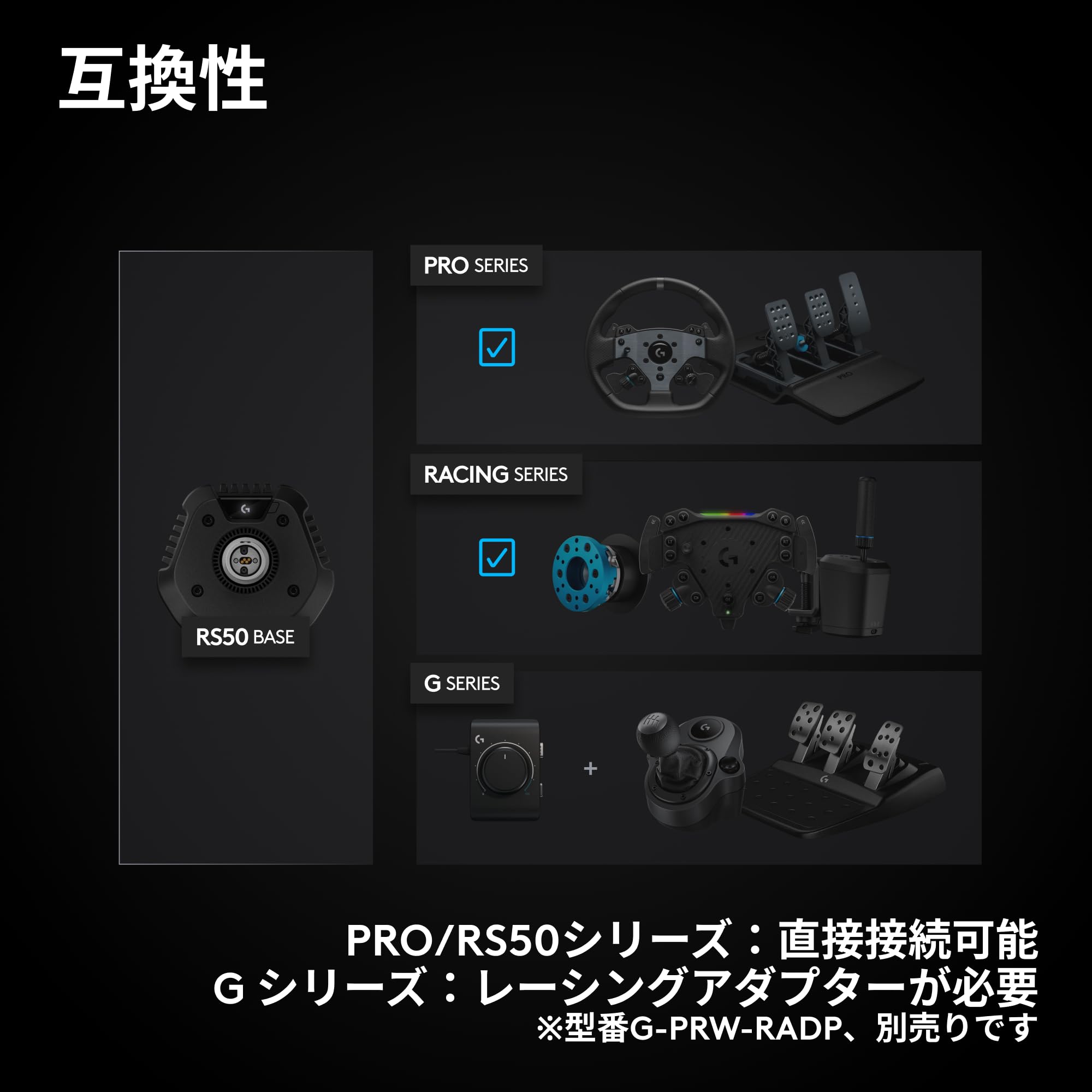 LogicoolGハンコンRS50 BASE 8 Nmダイレクトドライブベース grs-chba-pspc_n.jpg
