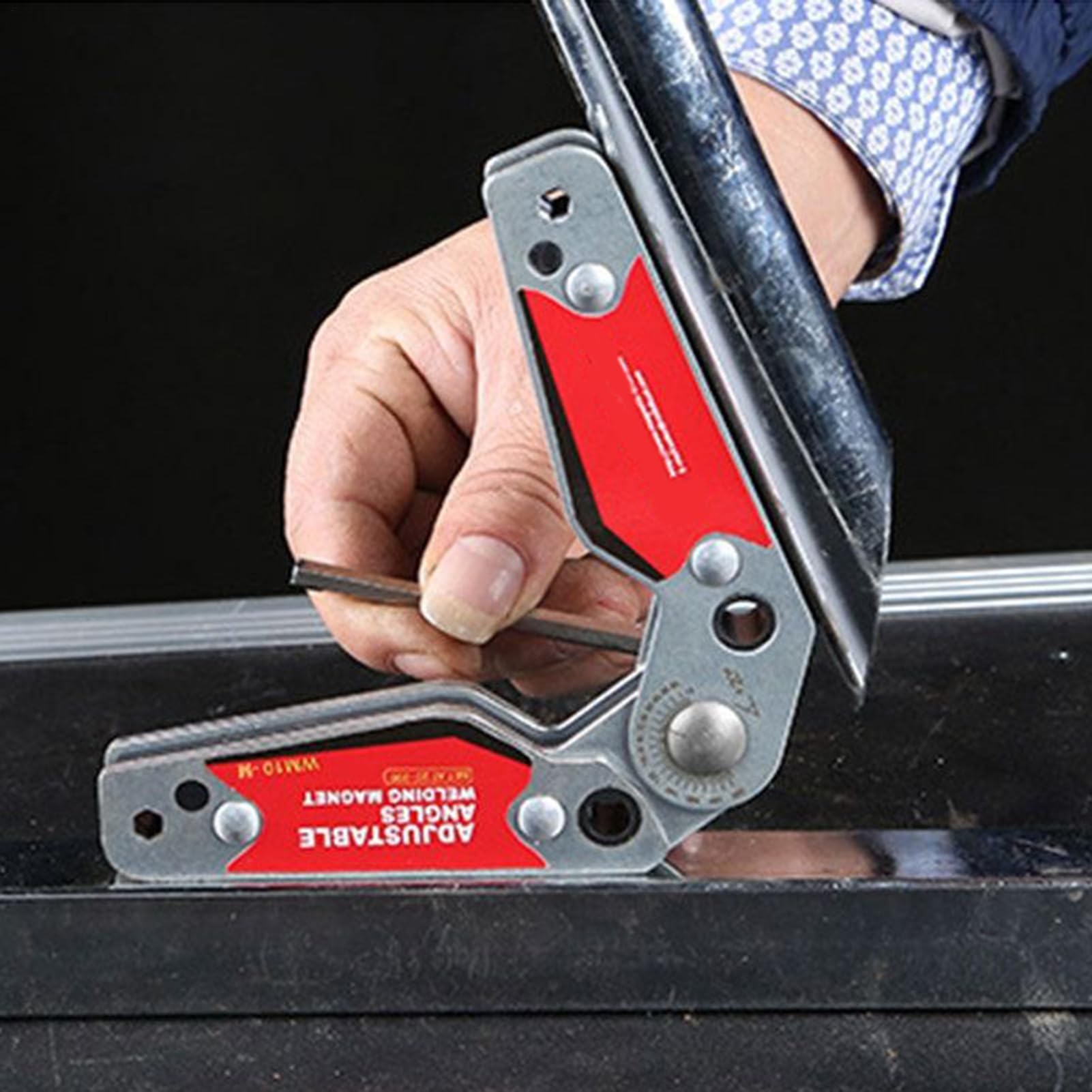 Soporte magnético para soldadura Ajustable de 20 a 200 grados | Fijación con imán para soldadura Accesorios de Sujeción para Metalurgia, Taller, Garaje, Construcción, Mantenimiento,
