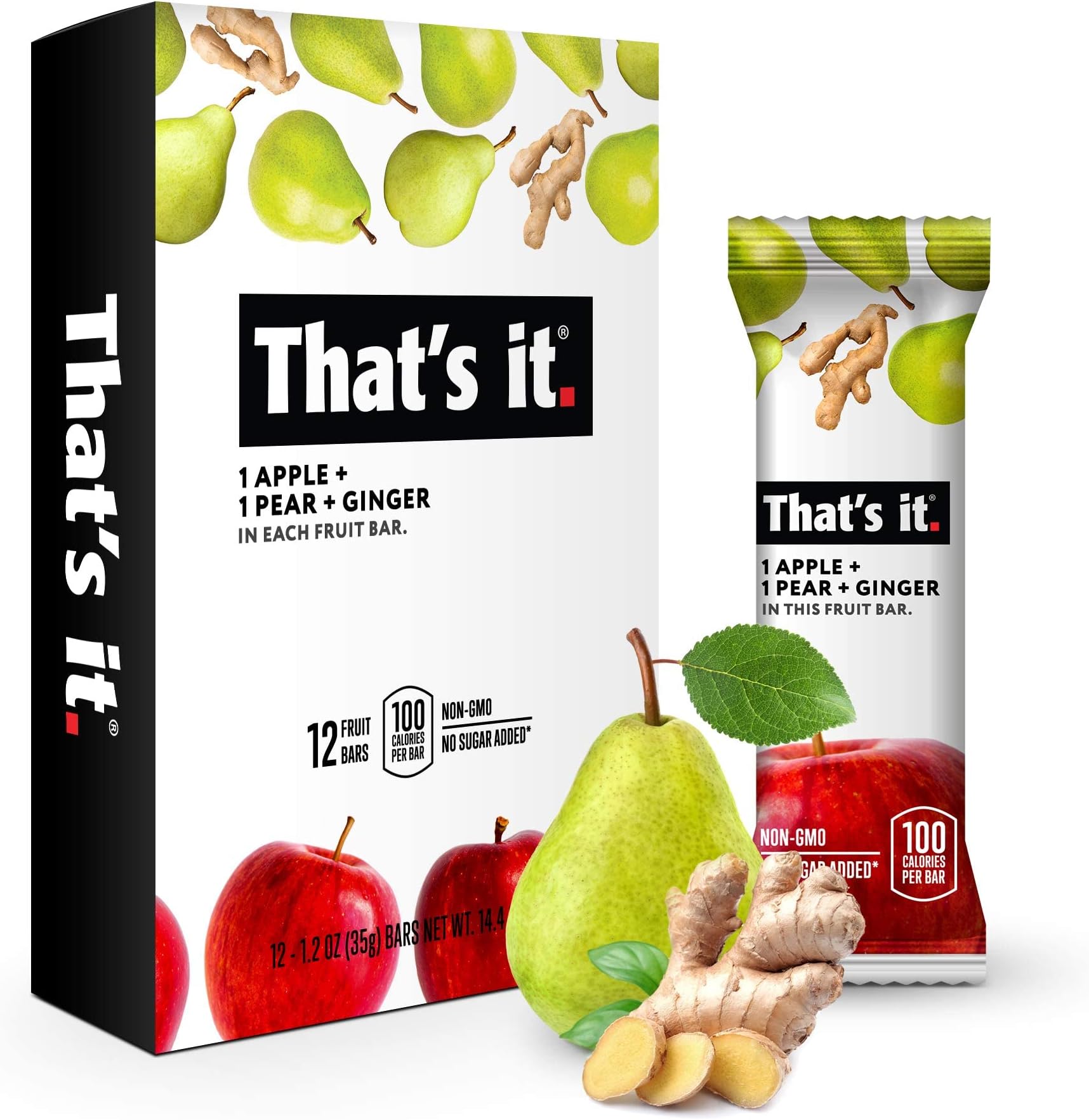 Pure Organic Layered Fruit Bars, Gluten Free and Vegan