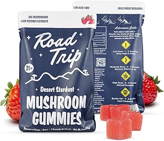Road Trip - Desert Stardust - Mushroom Gummies - Nootropic Blend 1-Pack, Strawberry