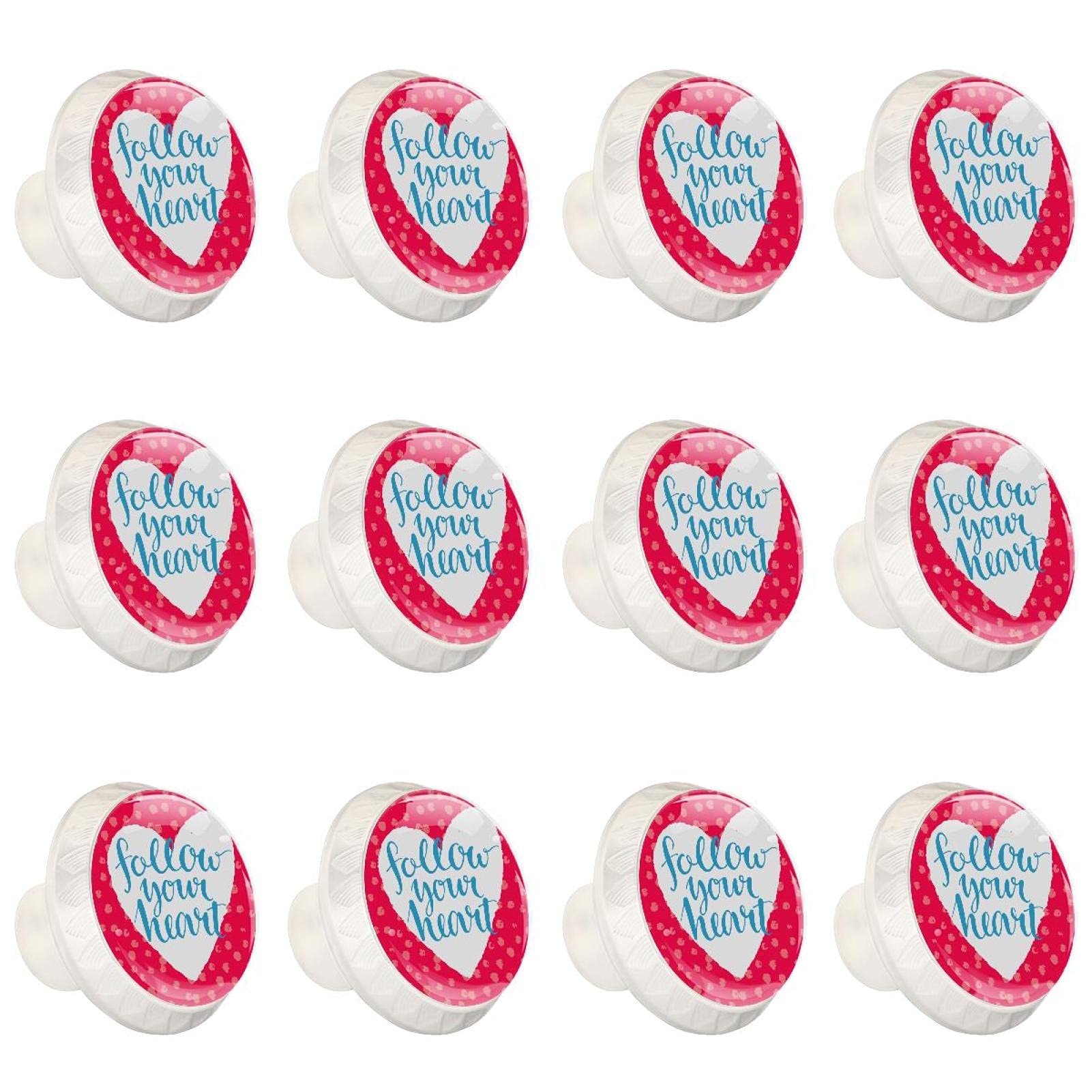 Boutons de cuisine robustes pour rafraîchir vos meubles lot de 12 poignées de placard cœur