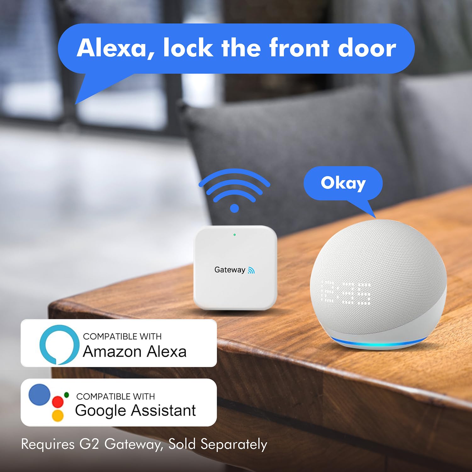 Serratura per porta d'ingresso senza chiave con impronta digitale, serrature intelligenti con contatore app, serratura biometrica con 2 chiavi, batteria da 10 mesi, blocco automatico, blocco one-touch