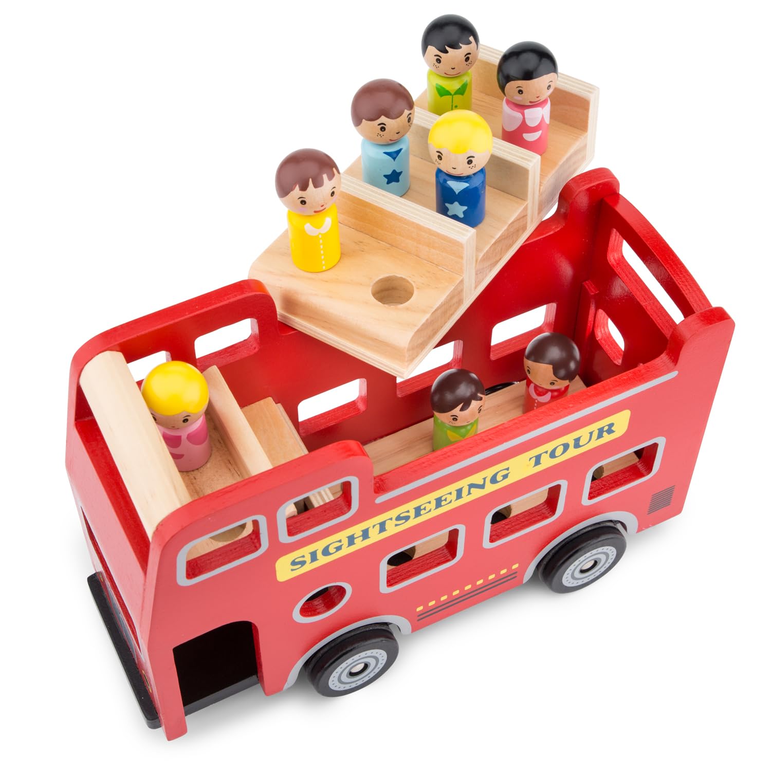 New Classic Toys - Holzspielwaren Spiel Fahrzeug, Balance Spiel