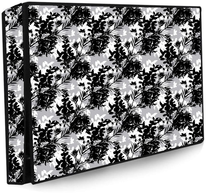 WACKY 50 Inch Smart LED TV Cover PVC Waterproof Printed With Transparent Polythene Layer Compatible for Sony, Mi, Kodak and Samsang Smart LED TV - LED_50-BLLeaf_P1