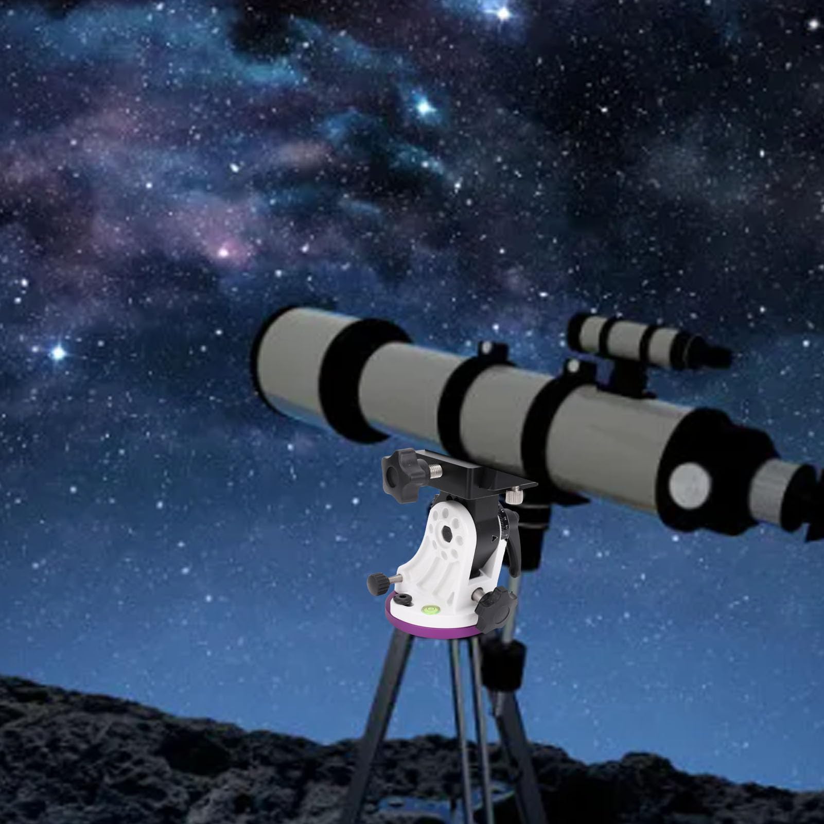 Jectse Telescopio a Cuneo Equatoriale di Base -aluminium -Regolazione di Grade di Rottura Legale per Sky Watcher Star Field 90 Gradi per gli Appassionati di Astrofotografia (Tipo B)