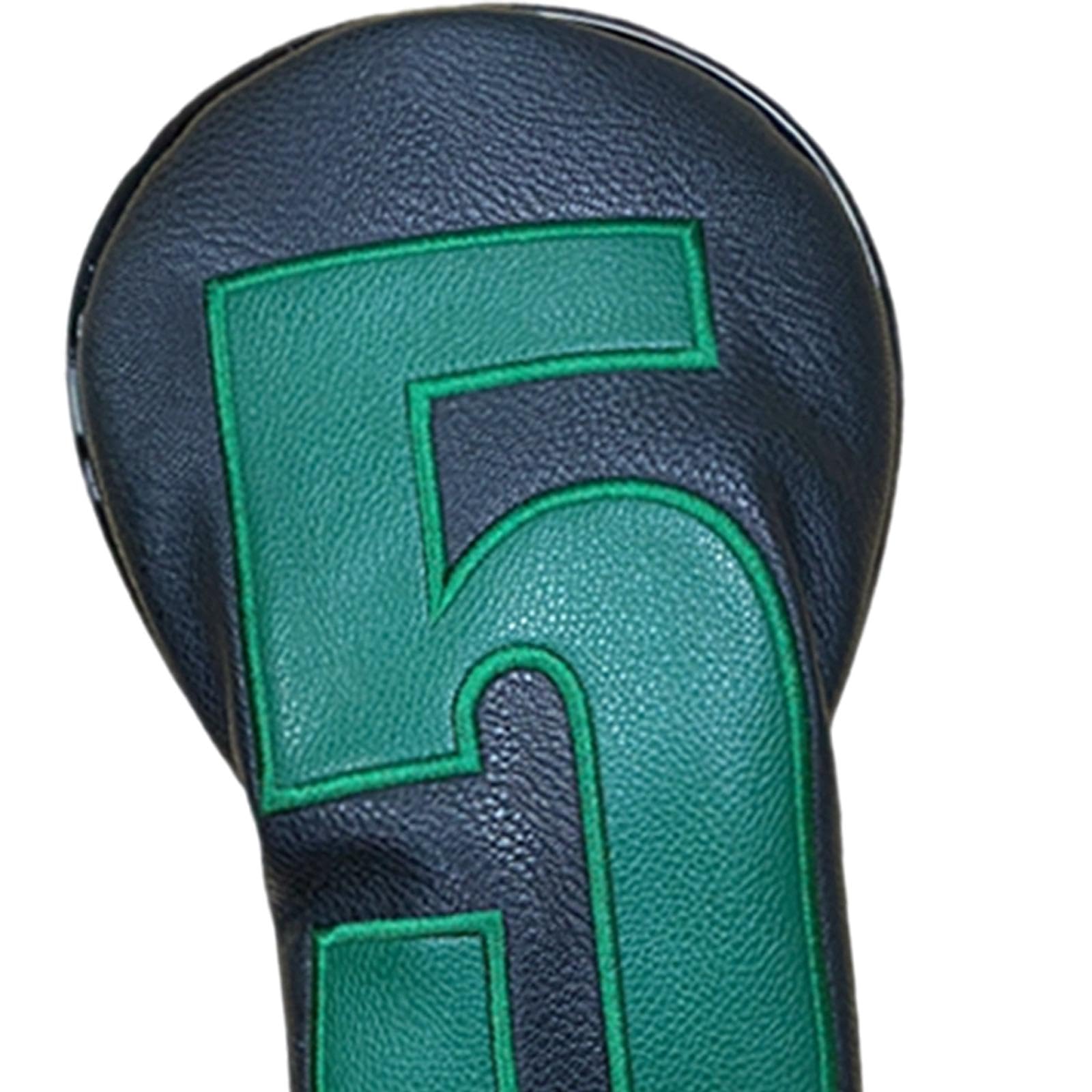 Funda para Cabeza de Palo de Golf para Maderas, Protector de Cuero PU