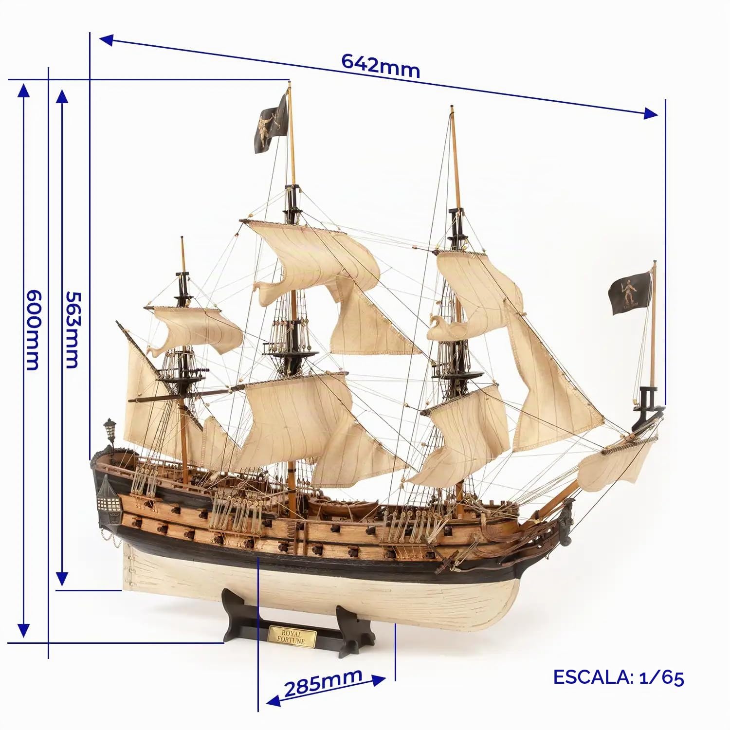 Occre - Maqueta barco de madera OCCRE Royal Fortune 1/65 - 12015