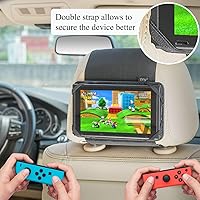 Vista 2 de TFY Switch Car Mount Car Headrest Mount Holder Compatible with Nintendo Switch