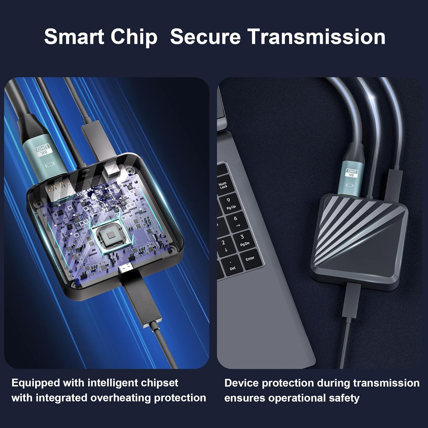 LICHIFIT Adapter + Bluetooth Receiver for PS VR2 to Windows Computer, PC Adapter Kit for PS5 VR2 Converter Connector with Type-C Power Cable and DisplayPort 1.4 HD Cable for PlayStation 5 VR2