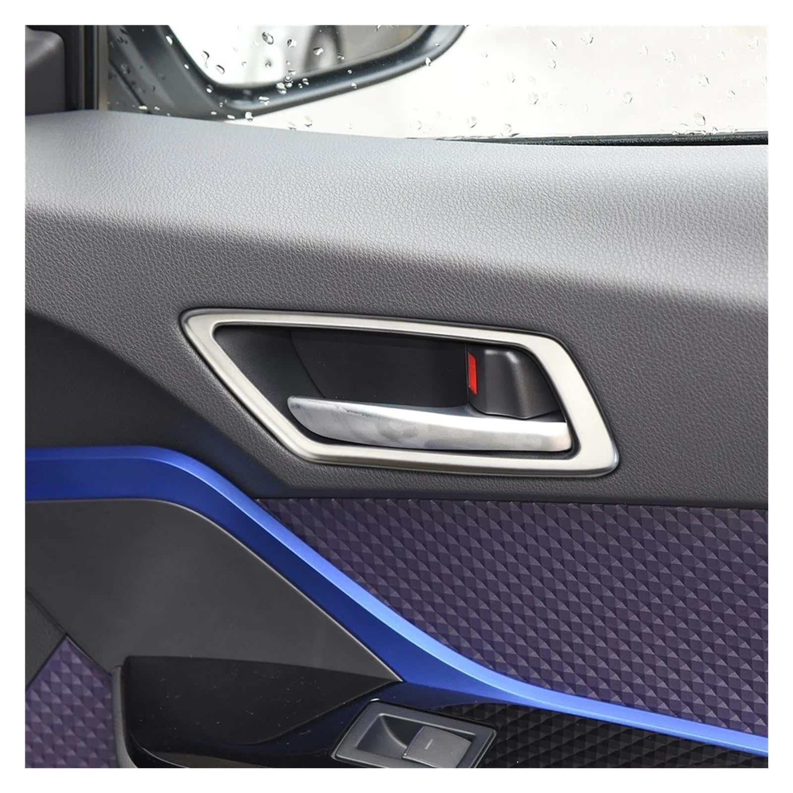 4 Coperture Maniglia Interna Porta In ABS Effetto Carbonio Per Toyota C-HR (2016-2021) - Accessori Interni Auto - 2