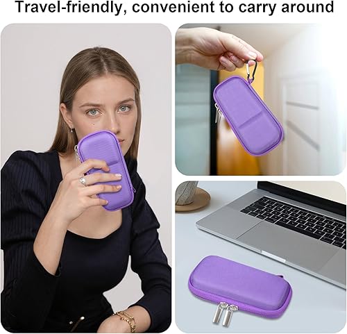 Miniatura 10 de BOVKE Funda protectora de repuesto para Microsoft Arc Touch Wireless Mouse Duro EVA a prueba de golpes Bolsa de almacenamiento de viaje Bolsa de