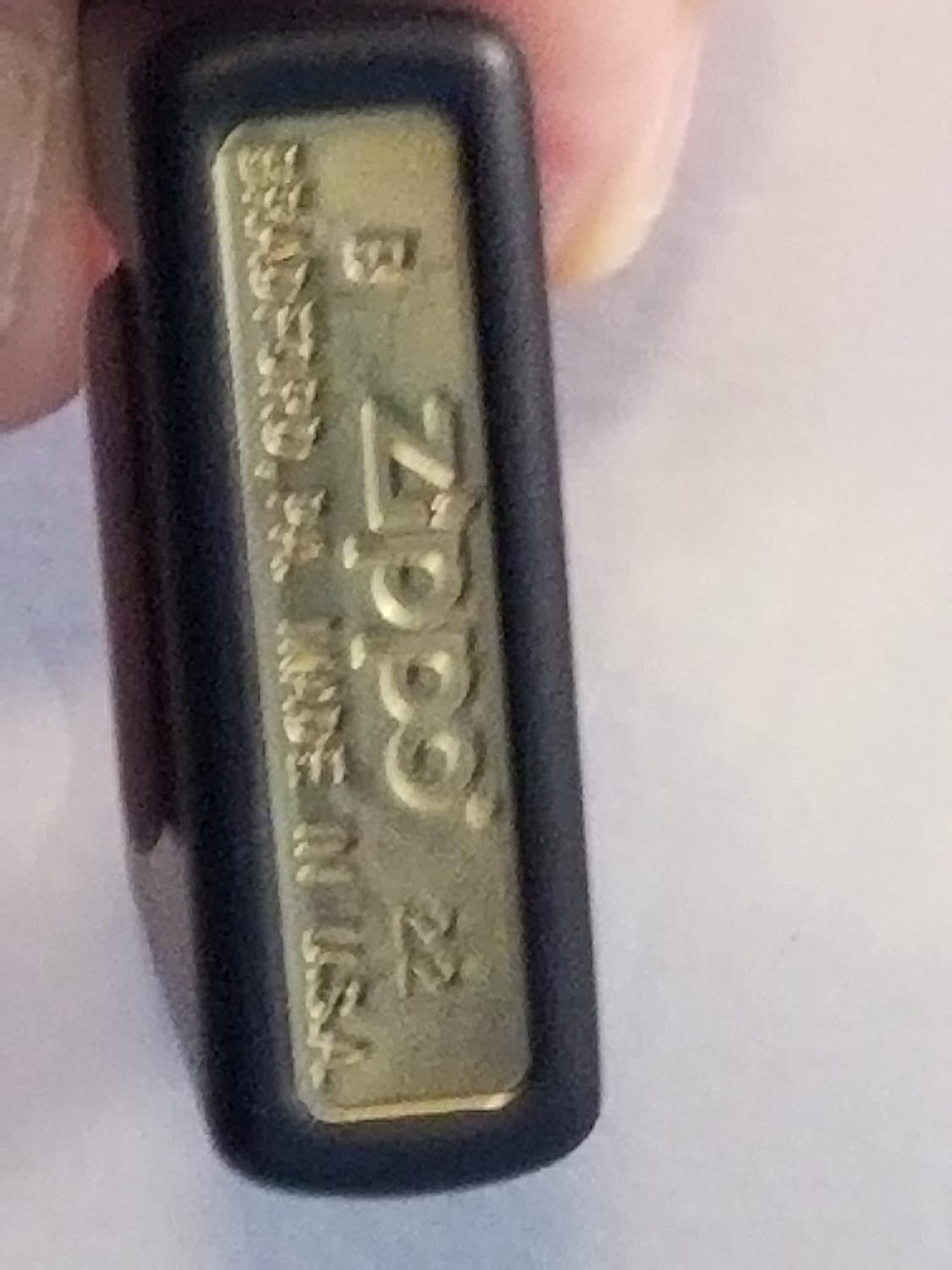 Serenity Prayer Black Matte Zippo Lighter