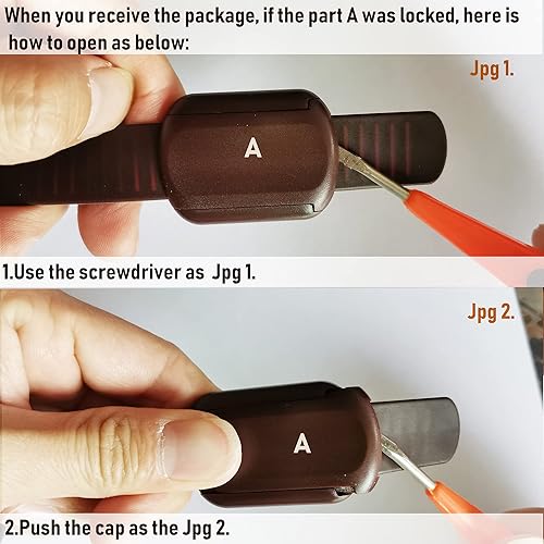 Miniatura 5 de Cerraduras de seguridad para niños a prueba de bebés, cerraduras de seguridad a prueba de niños para armarios, cajones, armarios, horno, nevera, 8