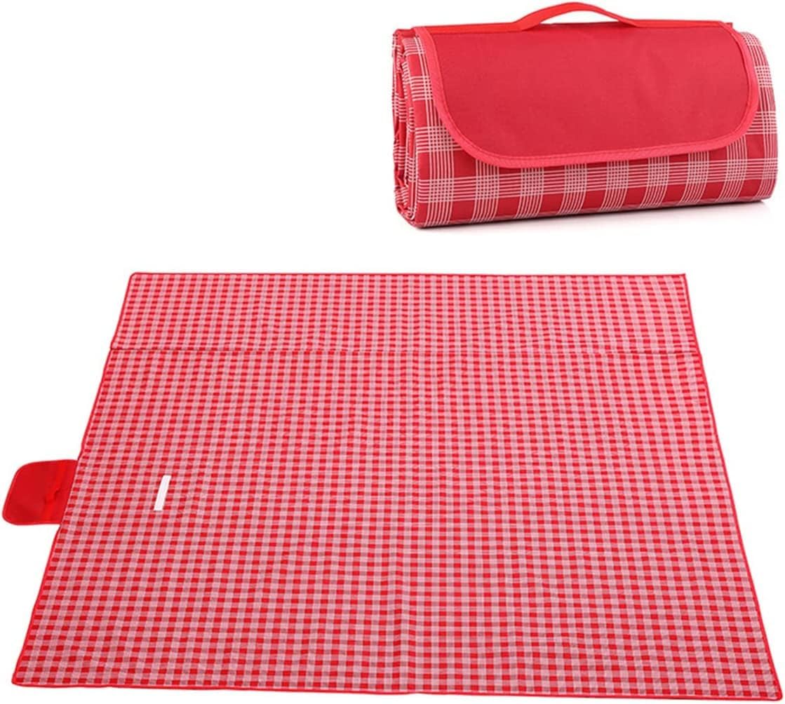 Picnic Blanket ，Outdoor Blanket，Multi-purpose padPicnic Blanket Waterproof 39*59in/59*78in/78*78in Foldable Outdoor Beach Blanket With Carrying Handle Machine Washable Portable Picnic Mat for Park, Hi