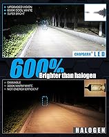 Vista 3 de Bombillas LED H1LL H1LL Super Bright 110W 6500K Blanco frío ventilador integrado y 2 tubos de cobre térmicamente conductores para vehículos UTV