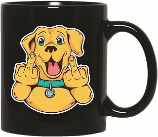 Gift for Pet Lovers Dog Giving a Dog Design for All Ages 11oz 15oz Black Coffee Mug