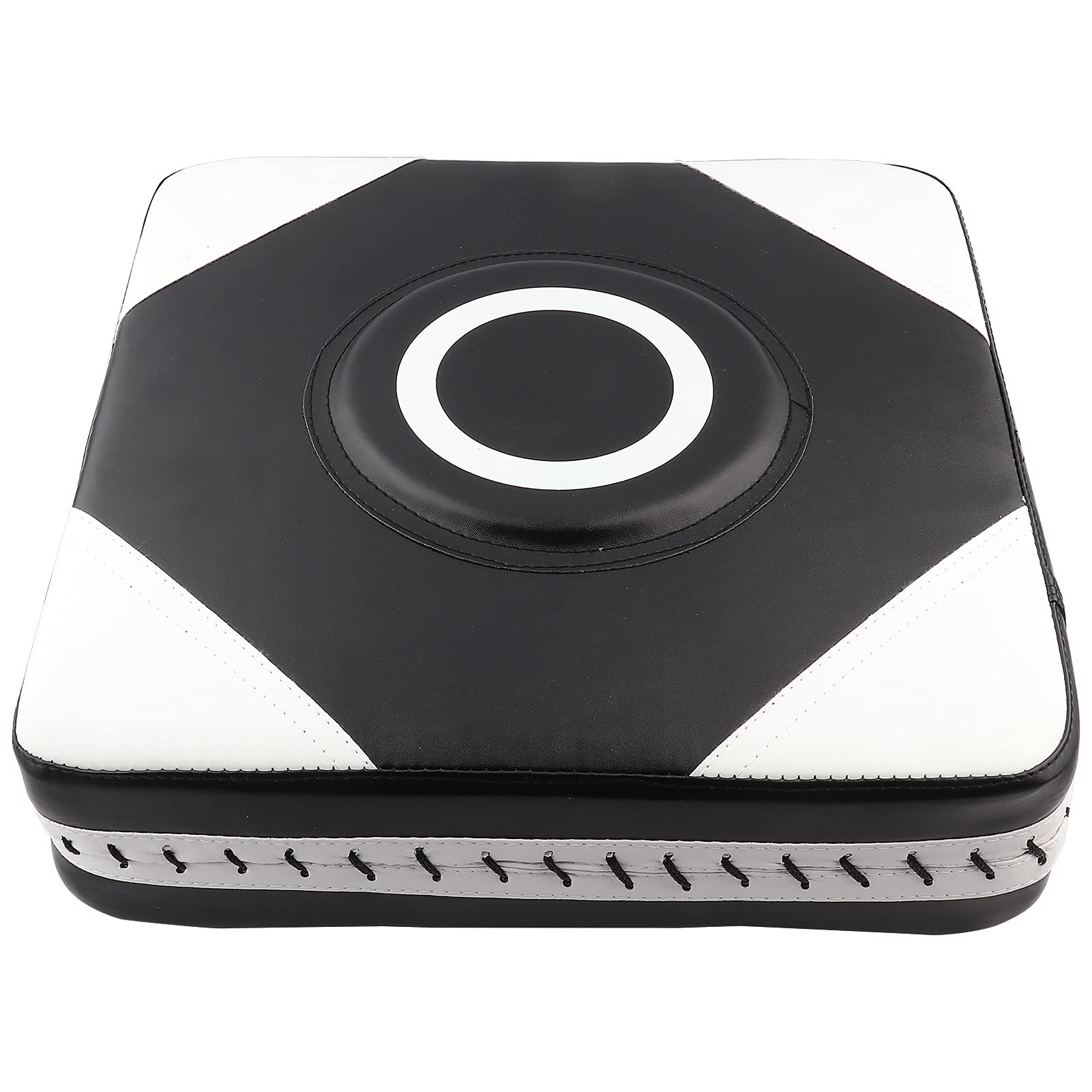 Boxing Focus Target Bag, PU Wall Punch Boxing Training Bag Focus Target Wall Fighting Pad Training Fitness Equipment Bag for Taekowndo Martial Arts(Black+White)