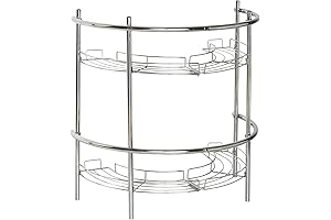 Zenna Home 2928SS 2 Tier Pedal Sink Cabinet