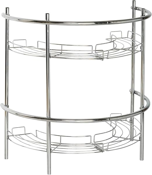 Zenna Home 2928SS 2 tier Sink Shelf, Chrome Home & Kitchen