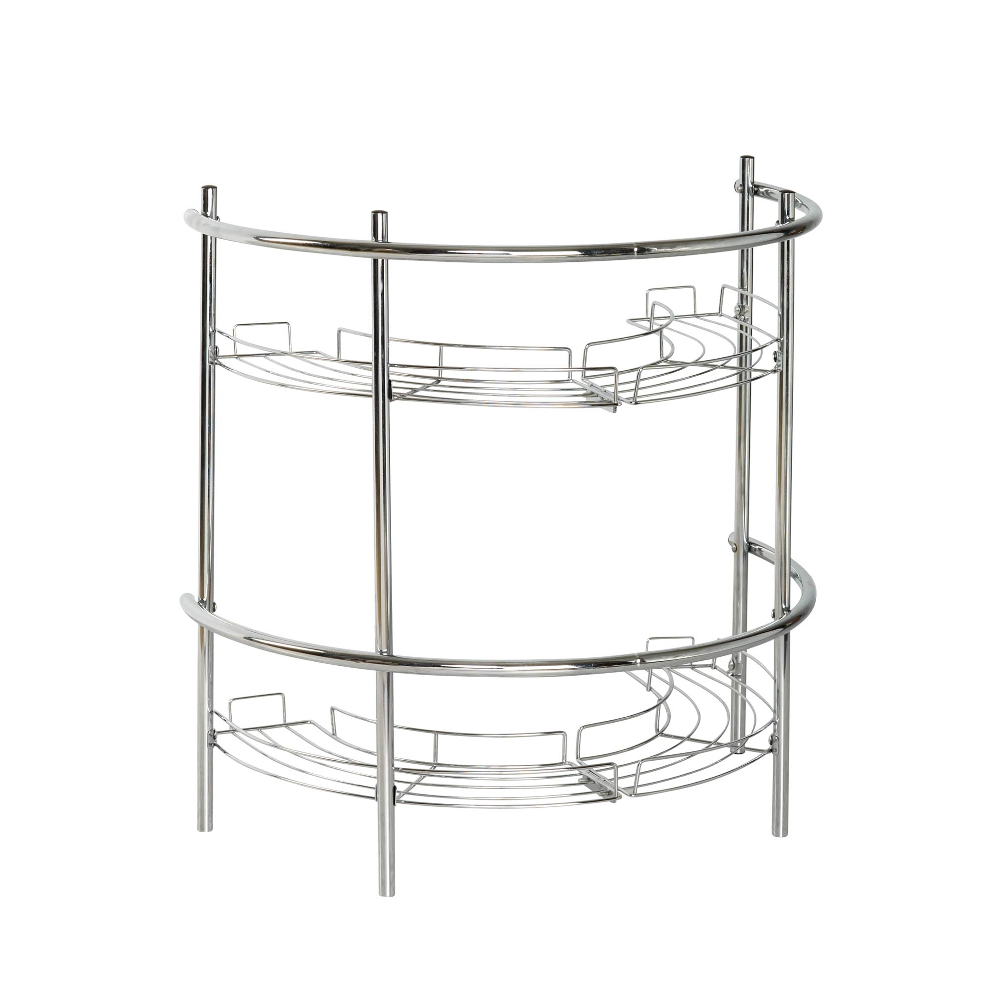 Zenna Home 2928SS 2 tier Sink Shelf, Chrome