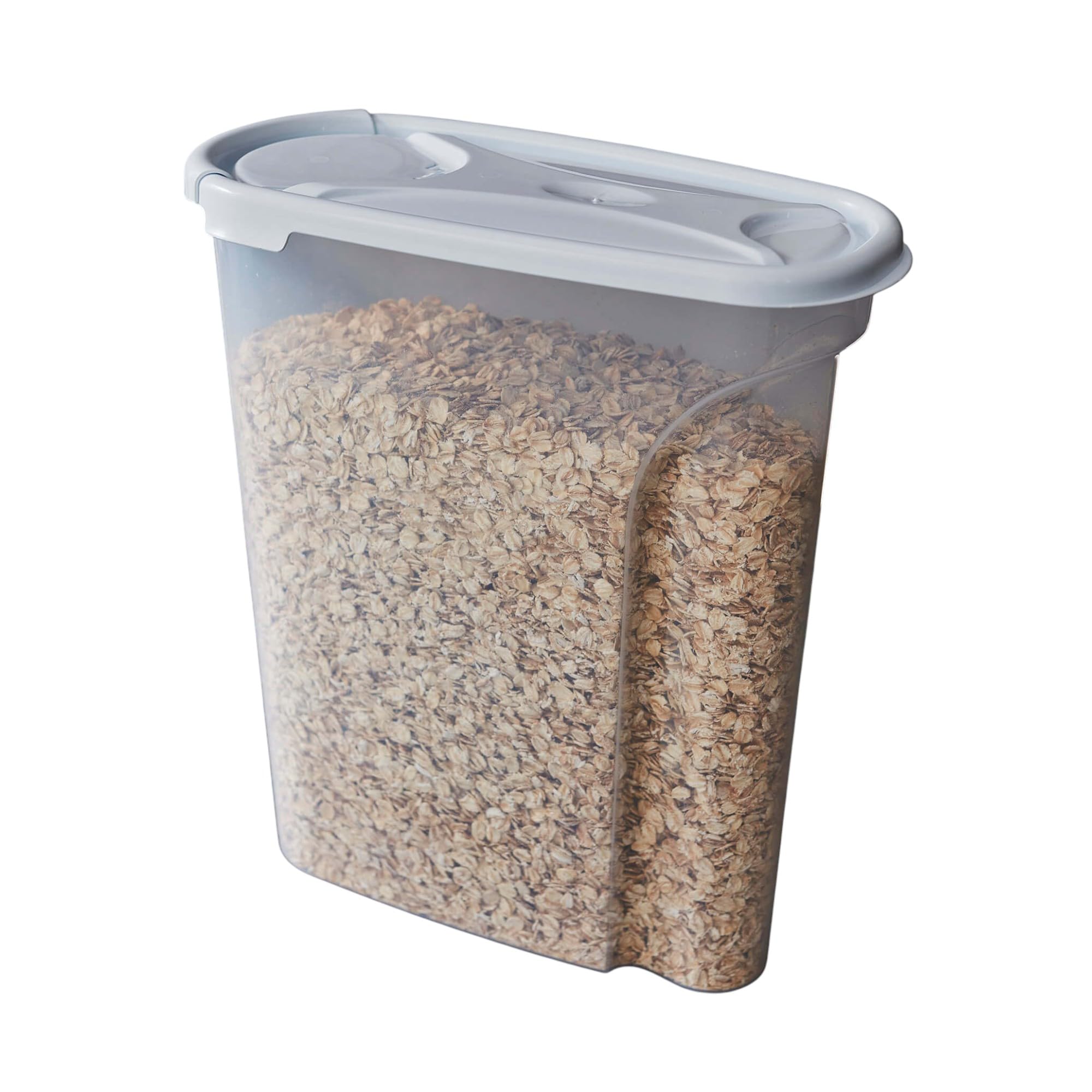 Shop4allsorts 5L Breakfast Cereal Dispenser Storage Container - Plastic Food Storage Container With Lid - BPA Free Food Tub - Storage For Cereal, Pasta, Flour, Rice, Oats, Pet food container.