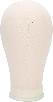 Cork Mannequin Head Wig Head Decorative Head Cork Wig Head Wig Stand Block Head for Making Wigs 22 inches