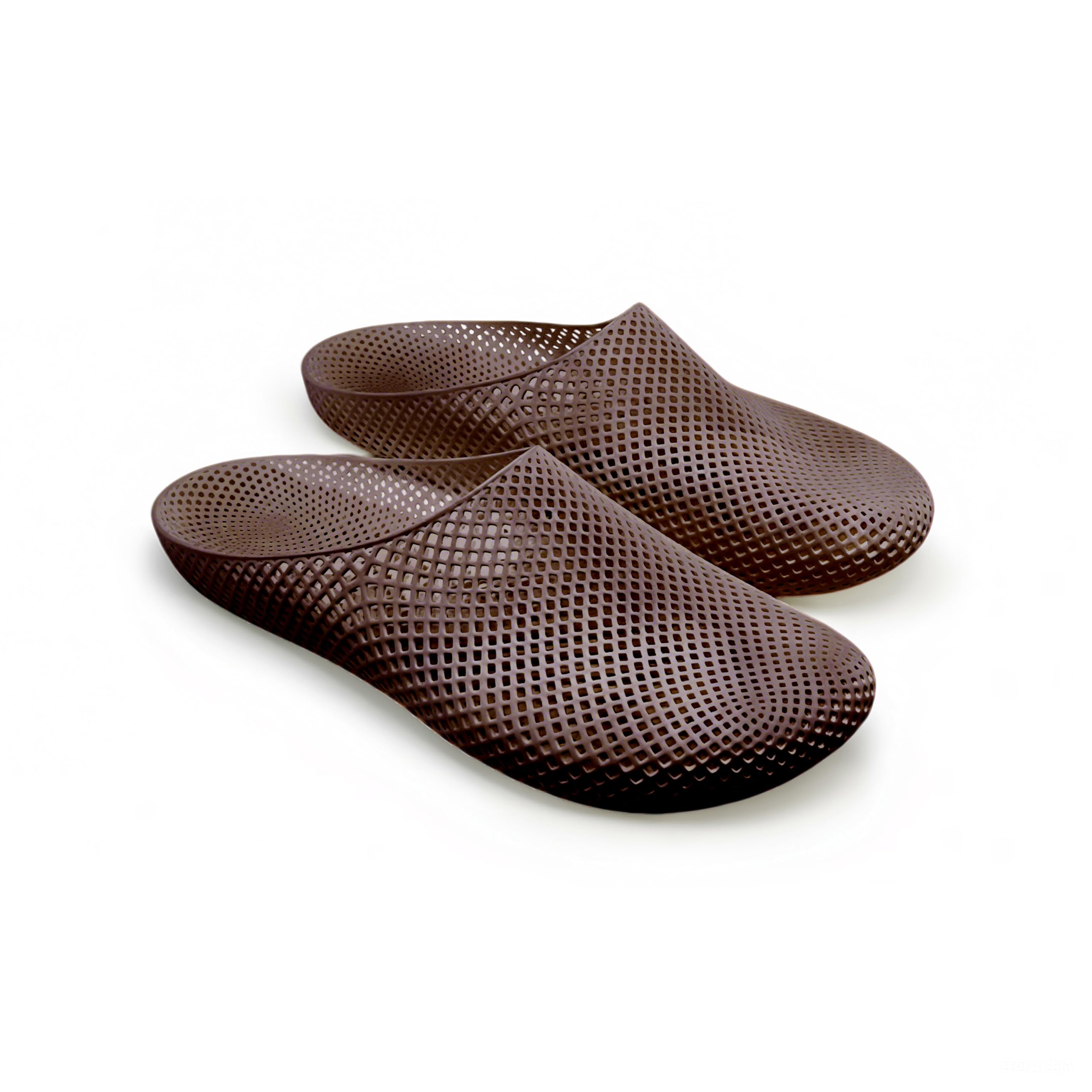 3D Printed Slippers for Women Men - Lightweight Indoor House Shoes Breathable Mesh Anti-Slip Sole Futuristic Ergonomic Design